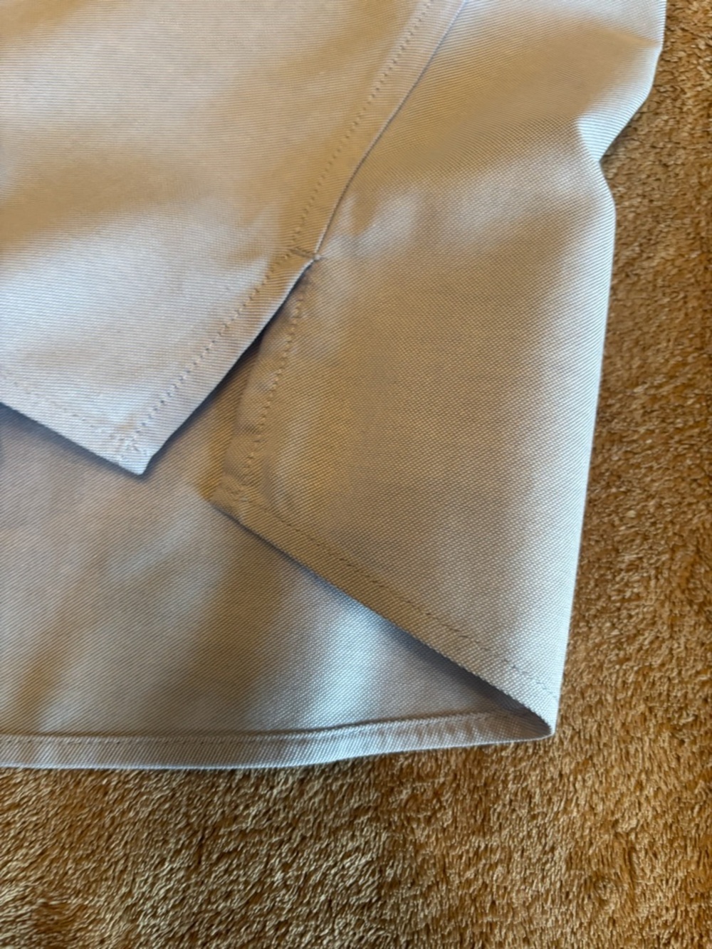 Chico’s No Iron Light Blue Button-Up Shirt Size 2 (12-14) - Picture 8 of 9